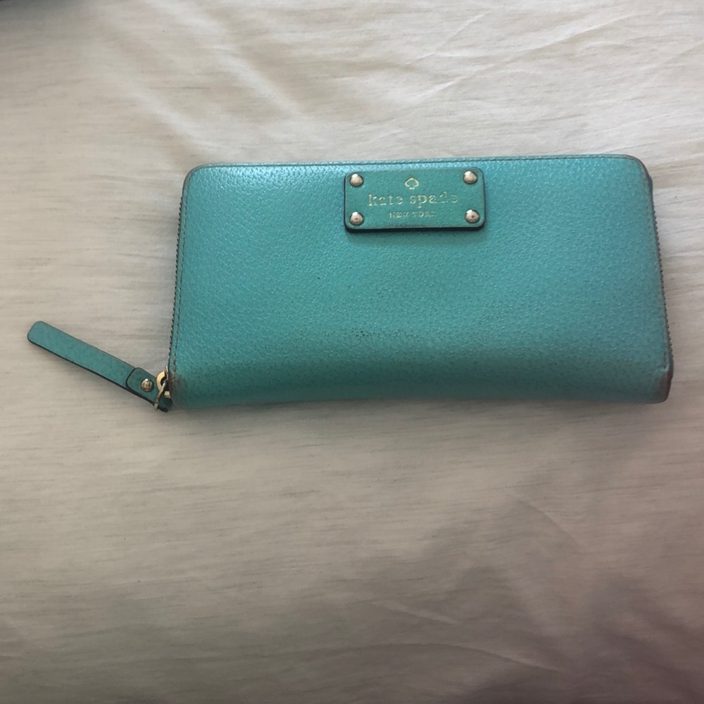 Teal or Turquoise Kate Spade Wallet